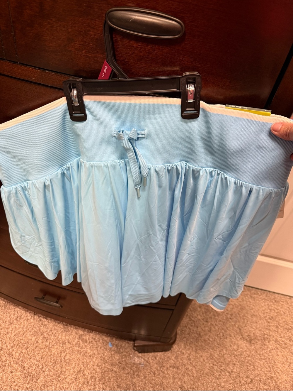 NWT All In Motion Blue Ruffle Skort Size 2X Active Athletic Skirt Shorts